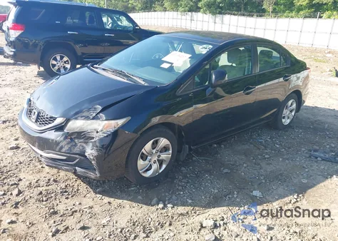 2013 Honda Civic Lx from USA, damaged, VIN 19XFB2F59DE090166